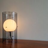 Model D-2045 Cylindrical table lamp with globe for Raak Amsterdam, The Netherlands 1960's