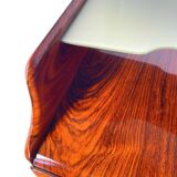 midcentury rosewood chest of drawers.