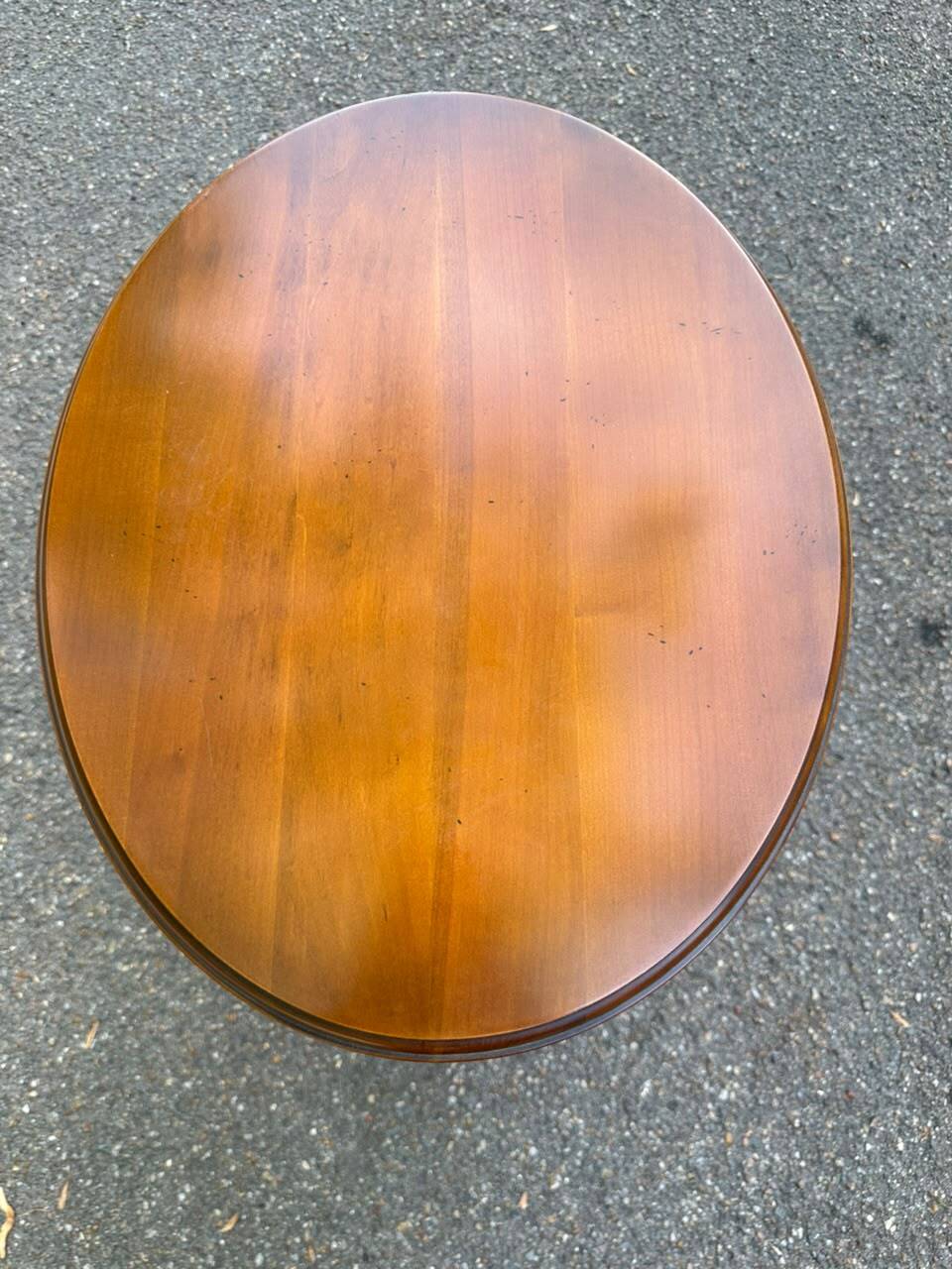 Bouillotte table guéridon oval in Louis XVI style certified NF Furniture