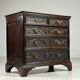 Commode anglaise du 19ème siècle