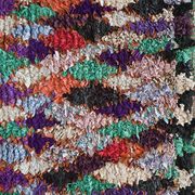Tapis marocain Boucherouite vintage