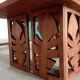 table basse feuille bois