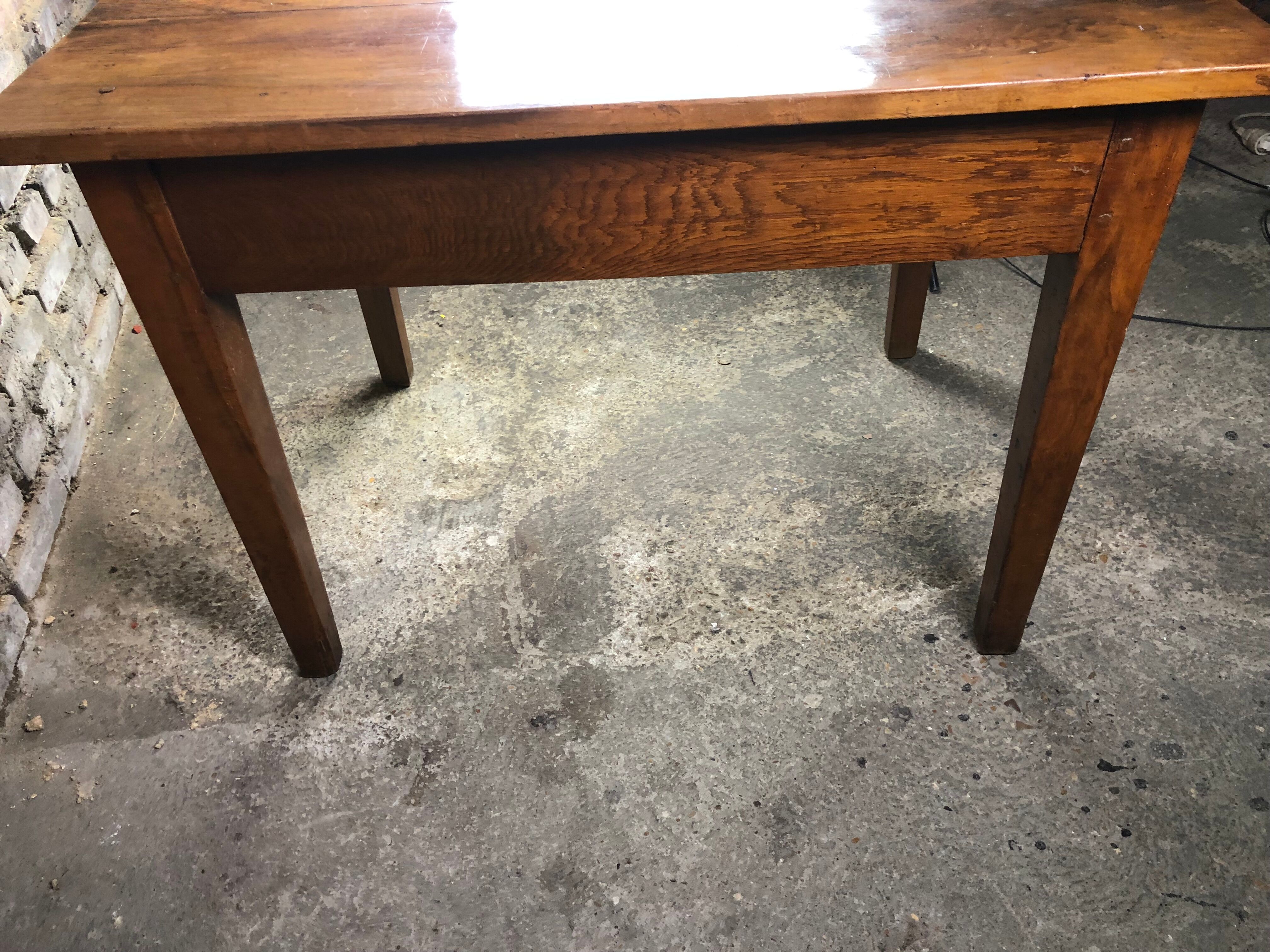 1900s walnut farmhouse/desk table