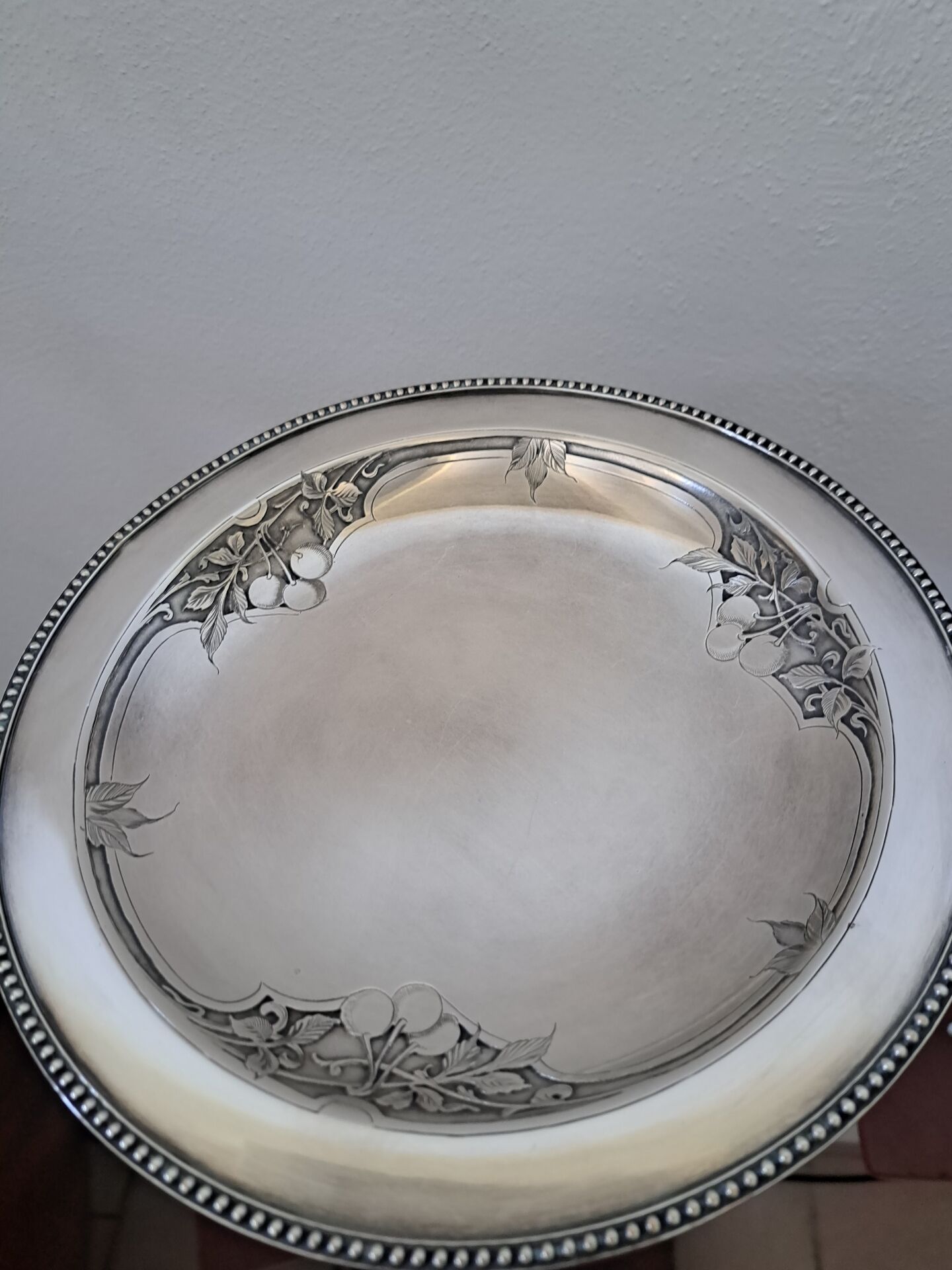 Silver-plated cup. Vintage.