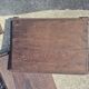 antique cabinet with carvings and wrought iron fittings rural