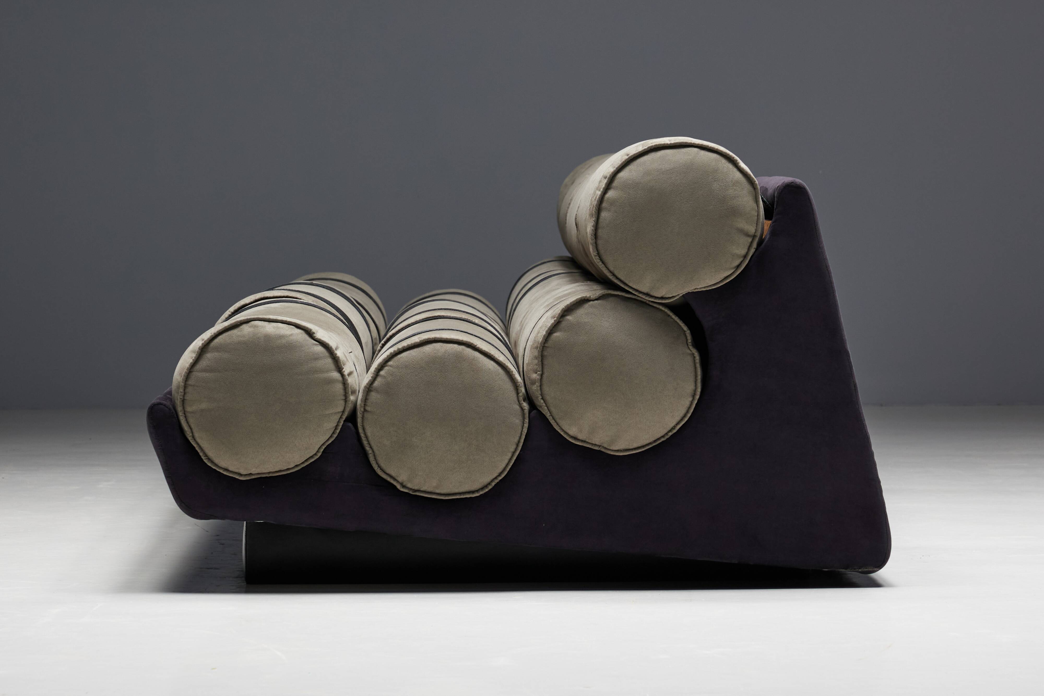 Mid-Century Cylindrical Sofa, Brazil, 1970s