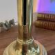 Vintage brass candle holder