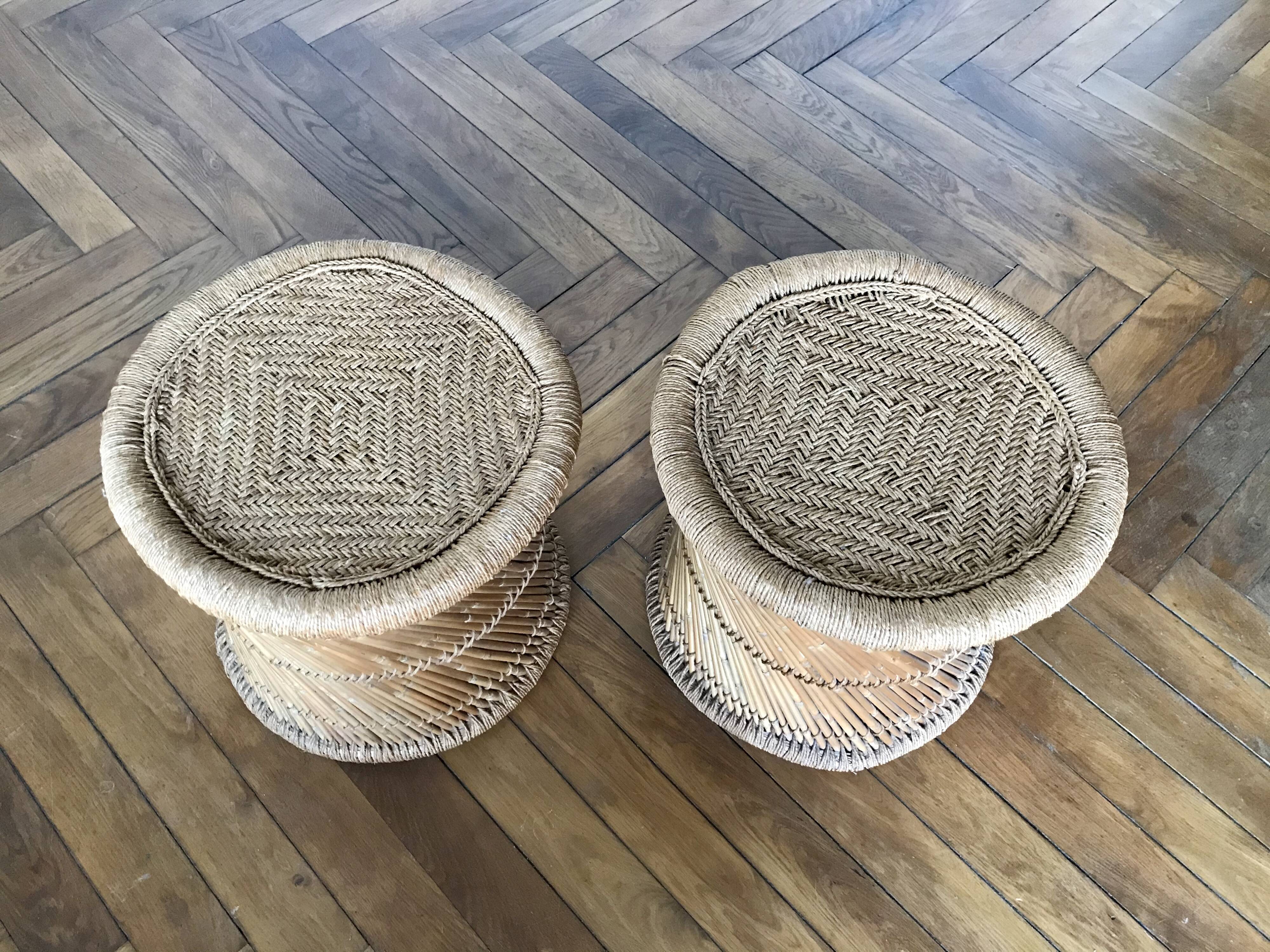 Rattan and rope 1970