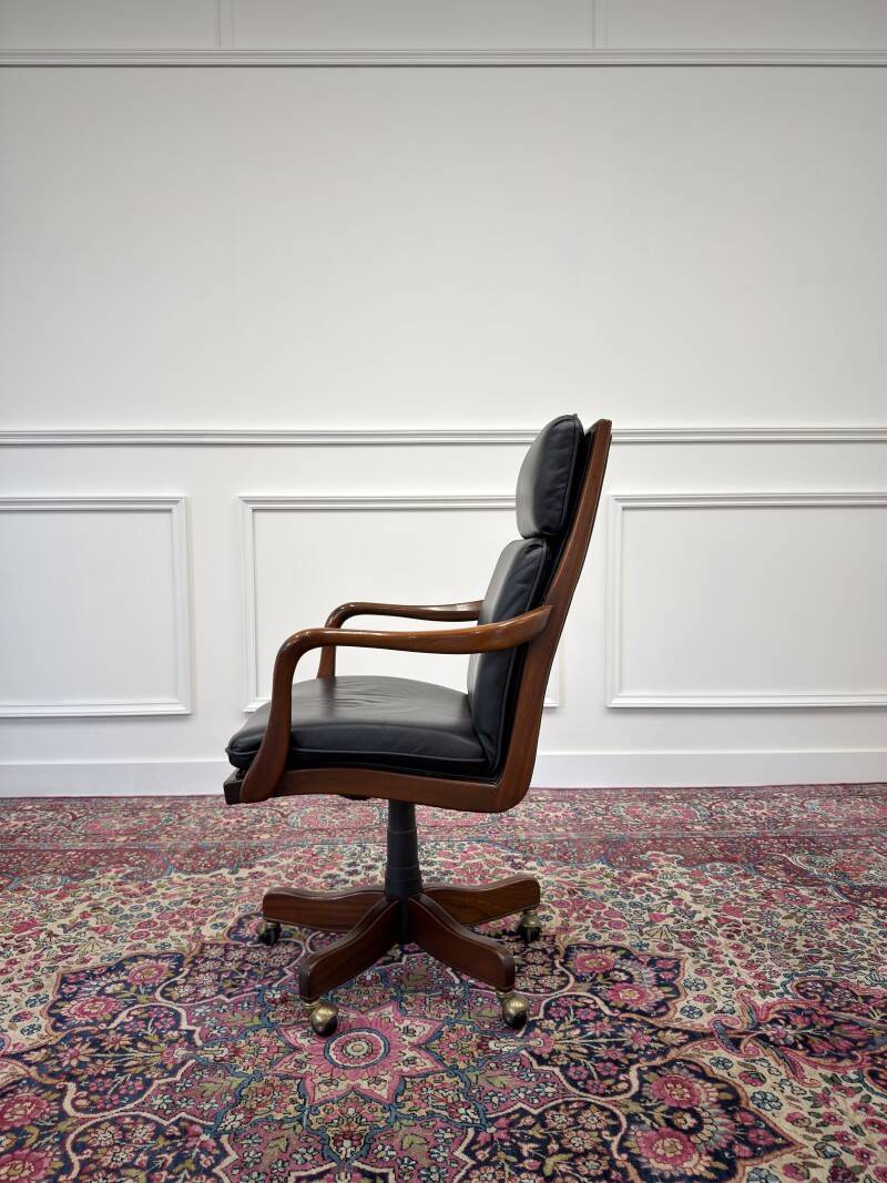 Set of Classic English Chesterfield Office Chairs