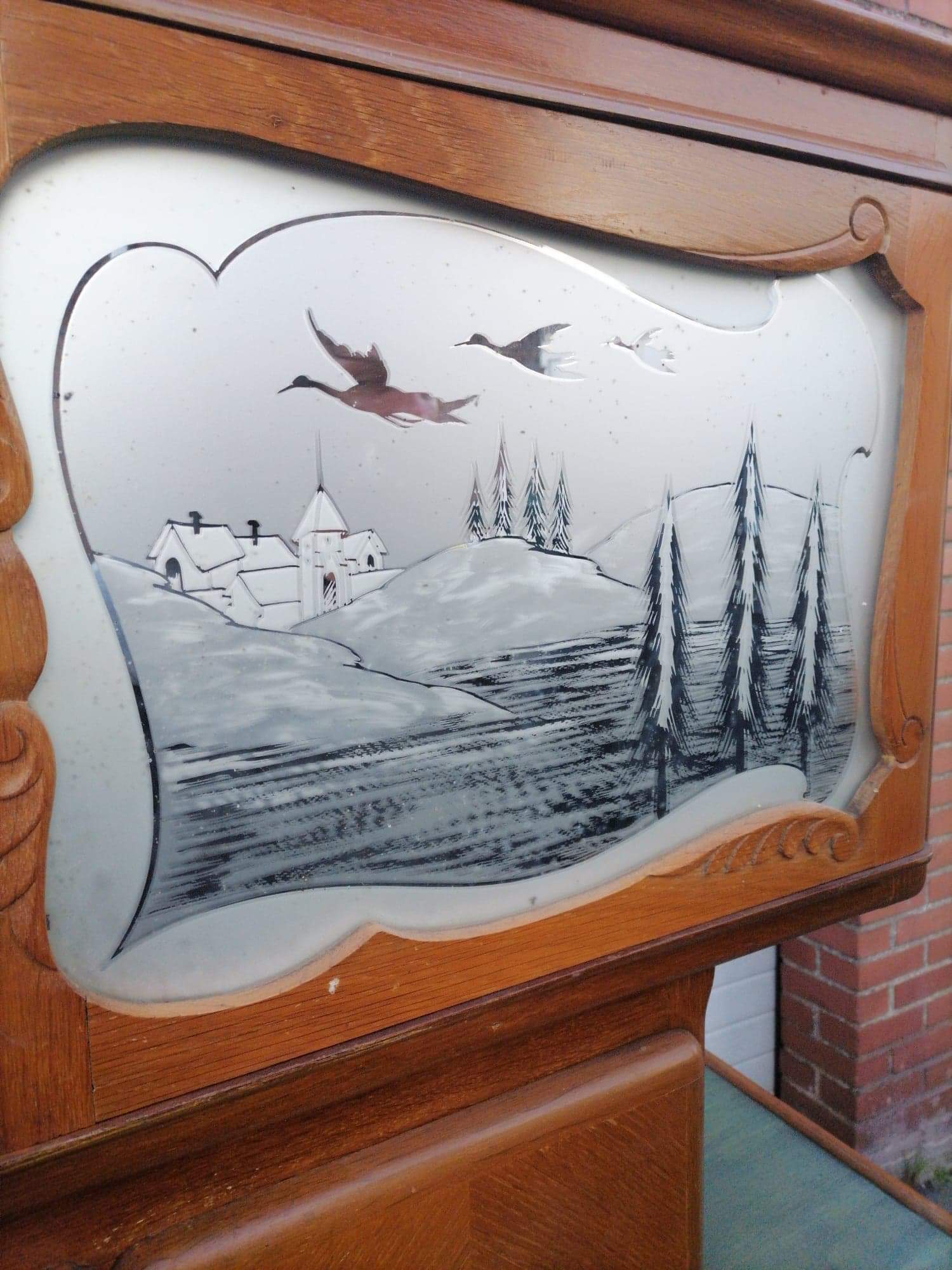 Bahut furniture Buffet mado vintage 1950