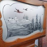 Bahut furniture Buffet mado vintage 1950