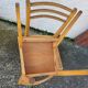 Set of 3 bistrot chairs 1950
