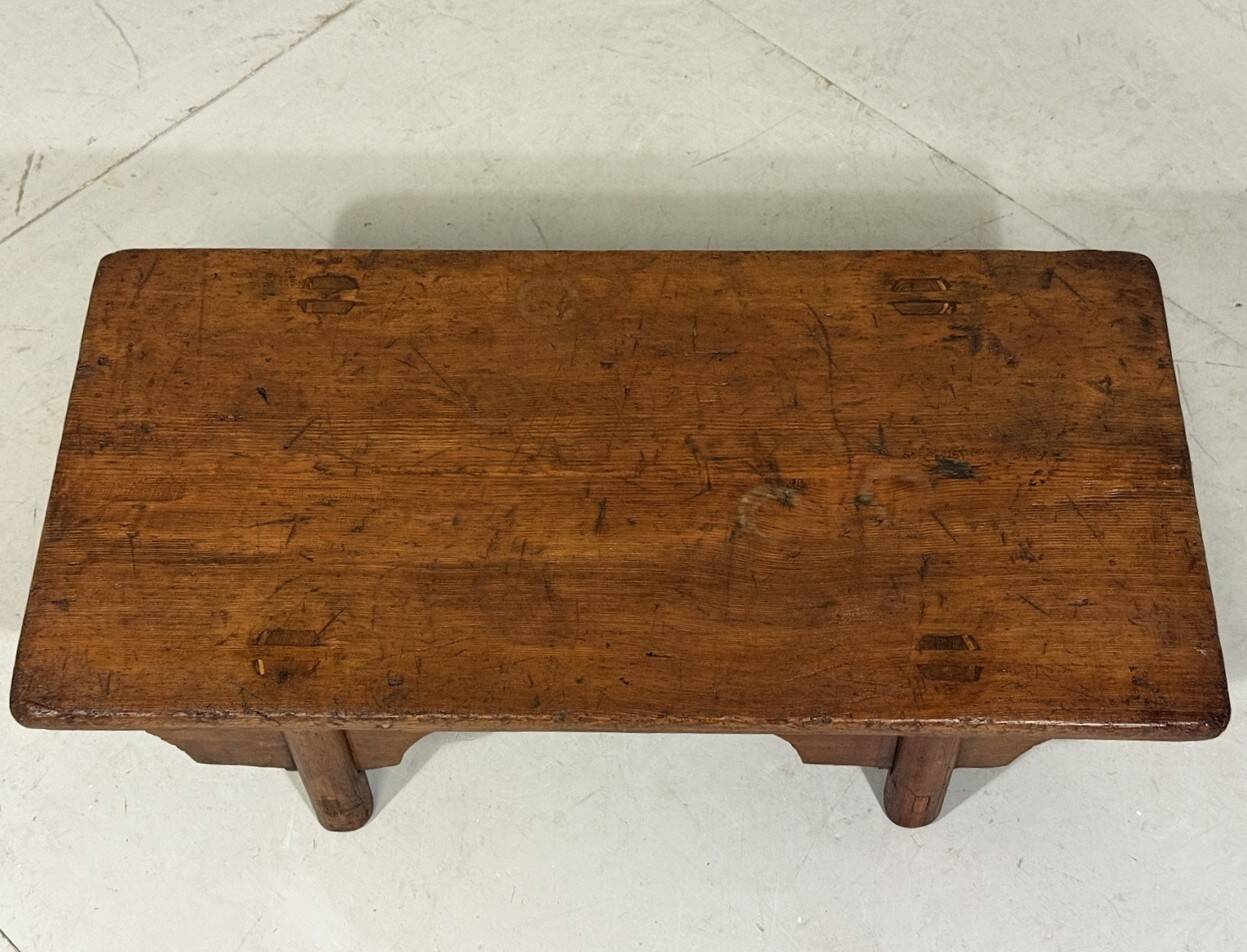 Rustic antique low coffee table side table 1900’s