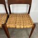 4 chairs 75 by Niels Otto Moller, Scandinavian design, teak