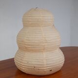 Vintage Paper Ceiling Lamp with E27 Socket, Found in Italy