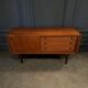 Small Scandinavian teak sideboard 1960s three drawers