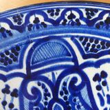 Large Moroccan dish or terracotta bowl, 42 cm diameter