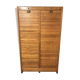 Meuble classeur à rideaux de notaire chêne