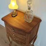 Commode chevet bois style Louis XV