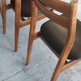 Lot de 4 chaises design scandinave
