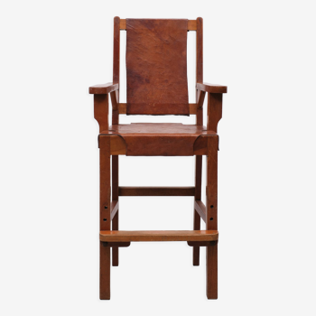 Modernist high chair 1940s dutch