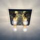 Ceiling lamp or wall sconce in brass from the mid-century German space age by Cosack, 1960s.