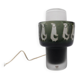 Scandinavian glass lamp Hans-Ove Sandeberg for Kosta Boda 1969