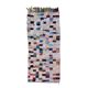 Colorful Boucherouite Moroccan rug - 87 x 190 cm