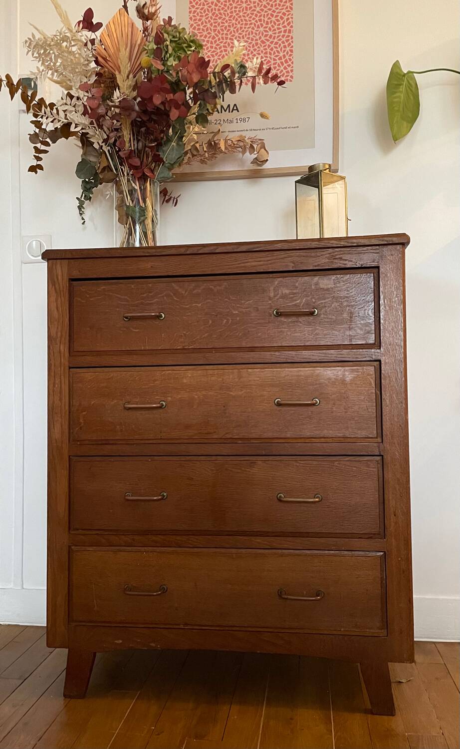 Commode bois vintage