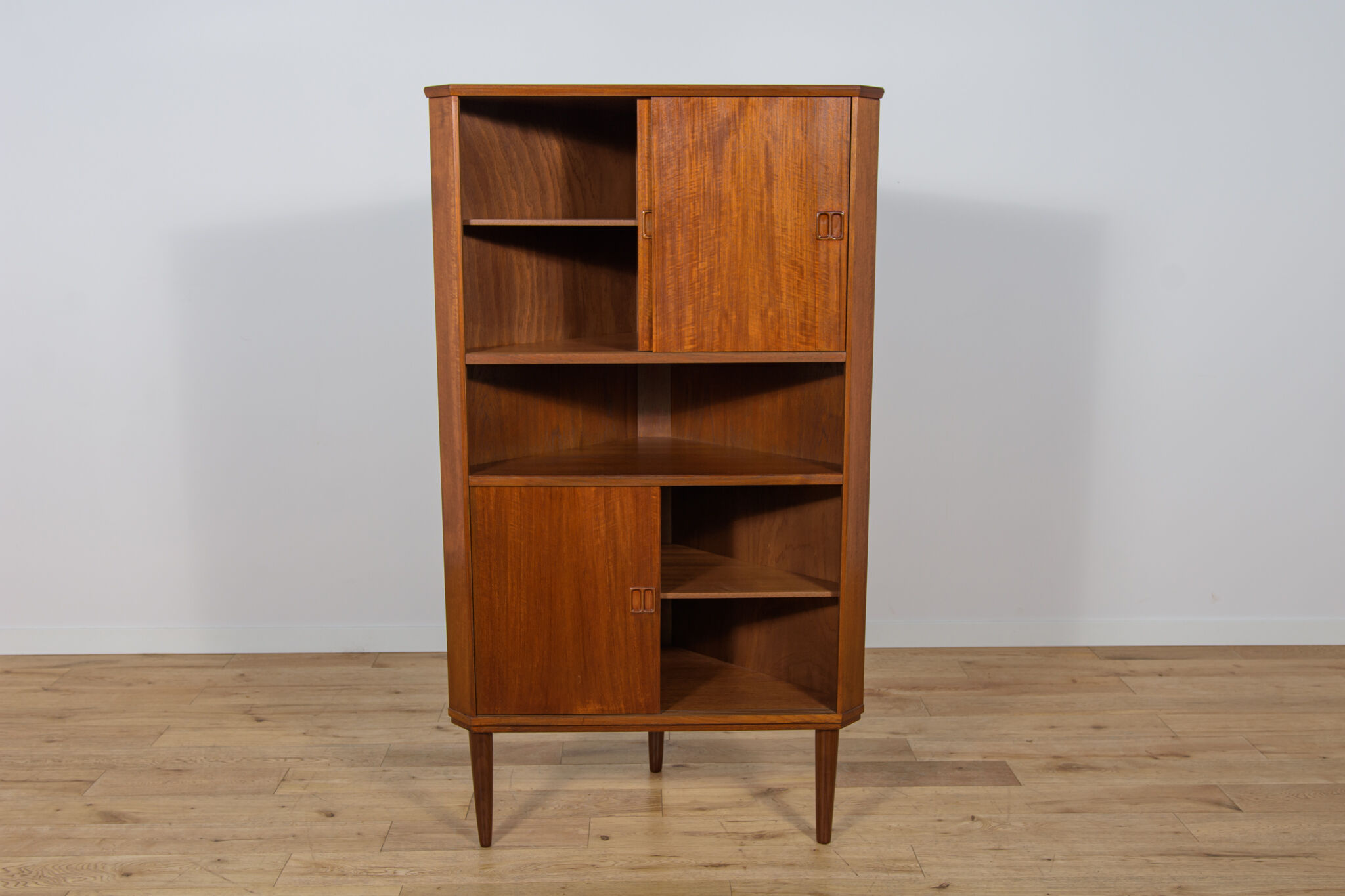 Mid-Century Modern Teak Corner Cabinet, 1960s