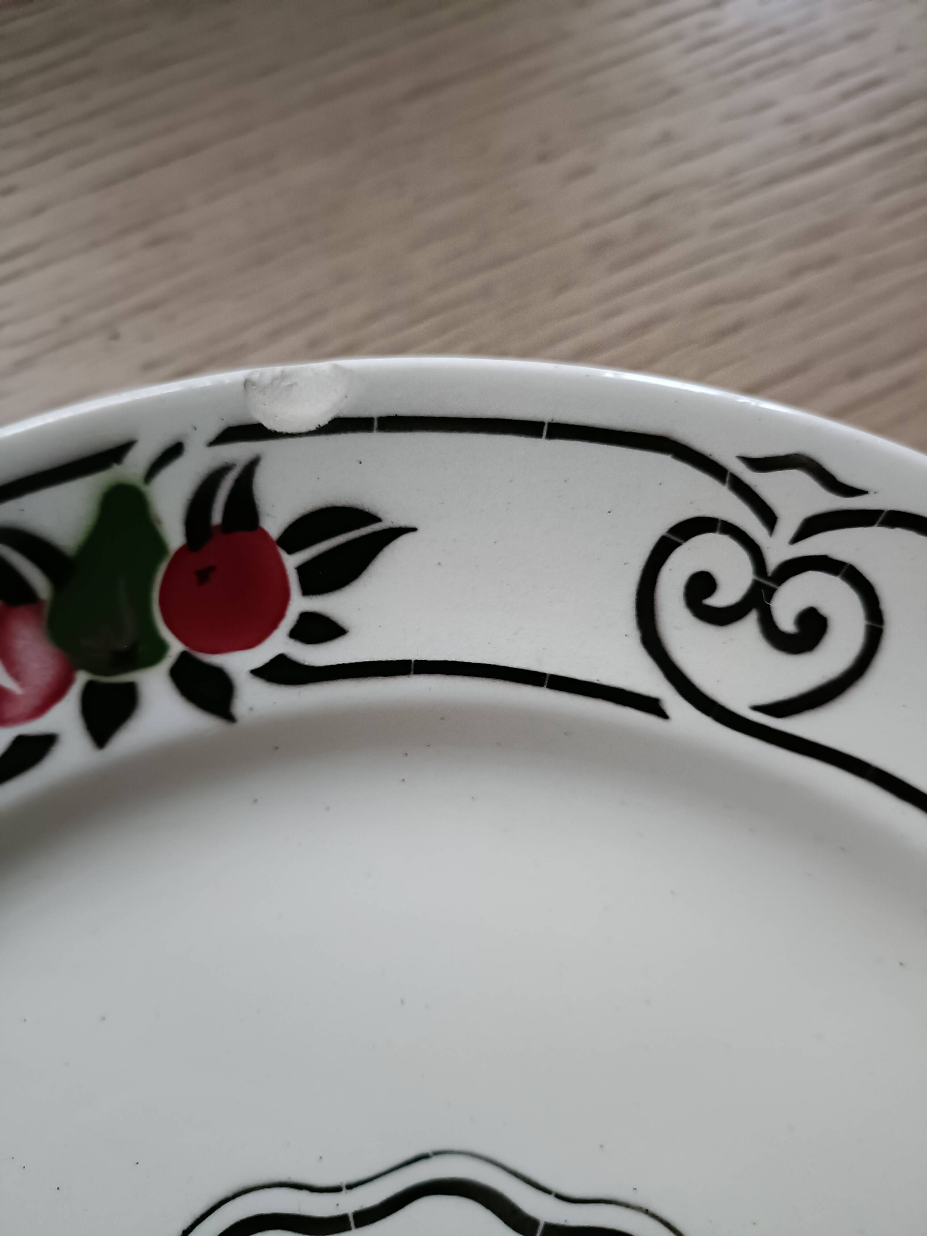 6 Boch frères la Louvière plates