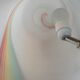 Lampe en verre Vetri Murano rainbow arc en ciel 1970