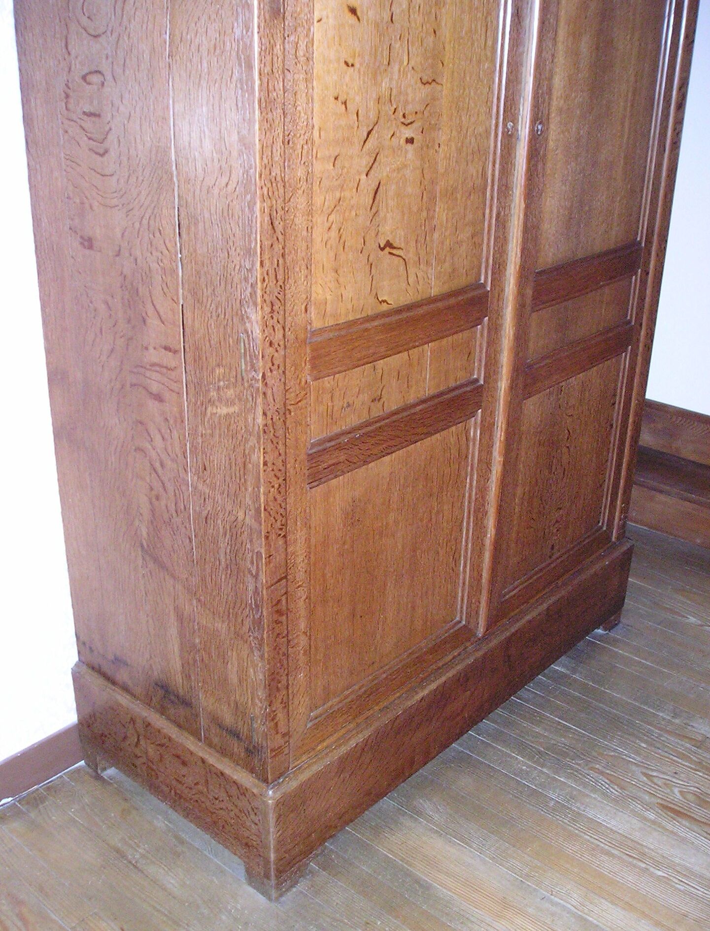 Louis Philippe sacristy cabinet in blond oak