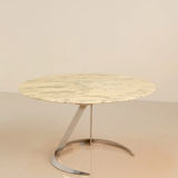 Vform design table produced by Euro International Steel Furniture