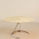 Vform design table produced by Euro International Steel Furniture