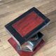 Stool "Stack of Books" Carved Solid Wood