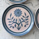 Set of 4 stamped Longchamp plates