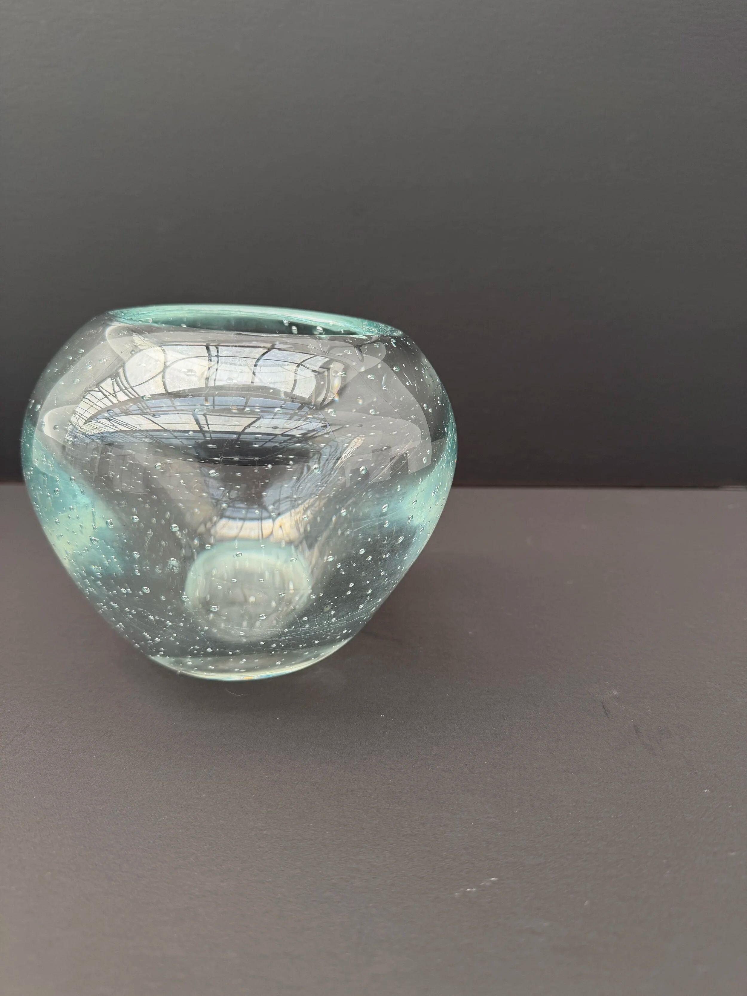 Blown glass pocket vase, 1970