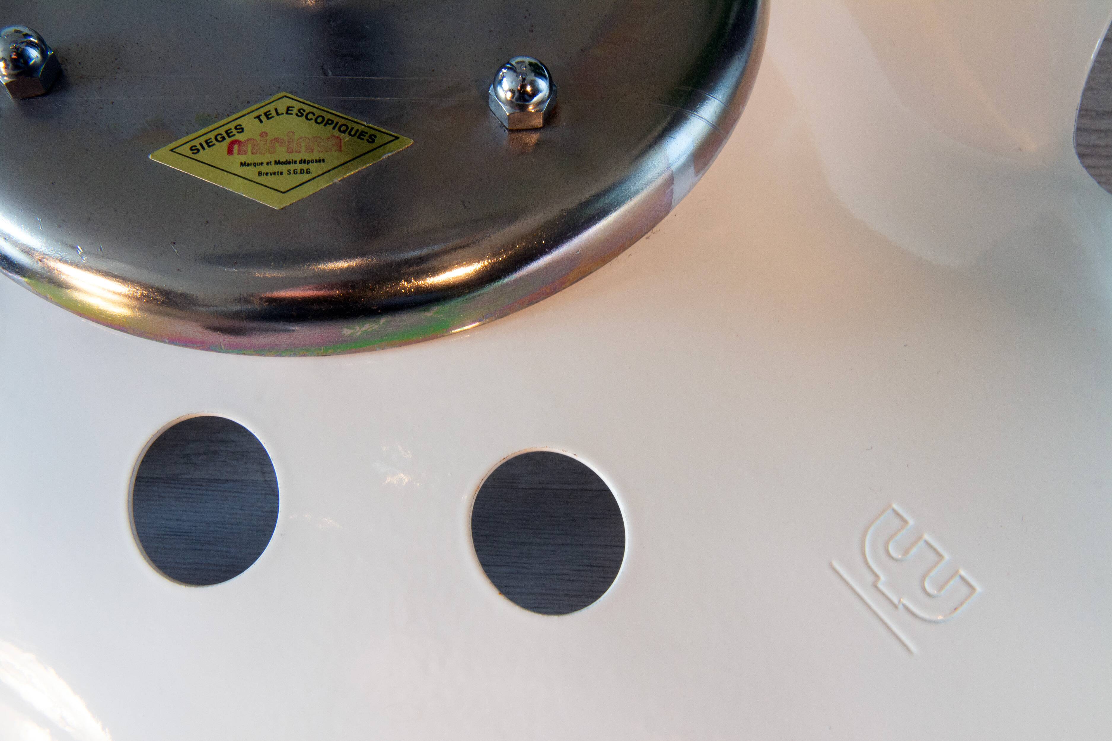 Etienne Fermigier telescopic stool for Mirima, 1972