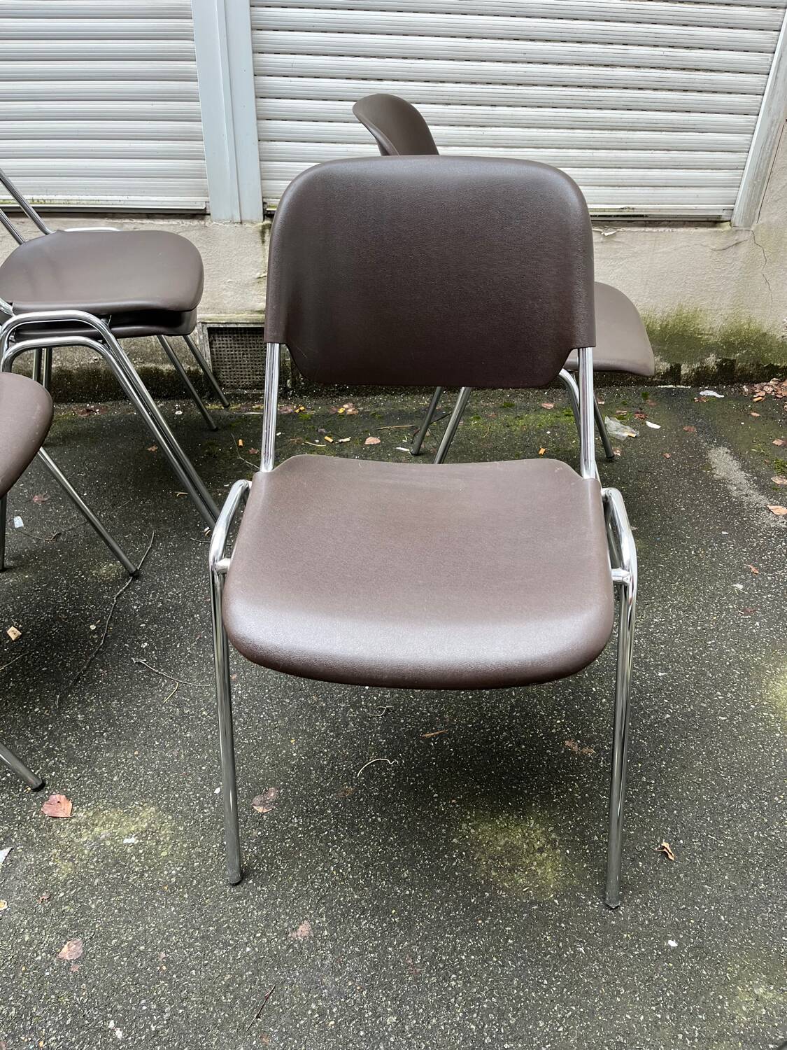 Set of 6 vintage chairs by Helmut Starke, Multi-Set model