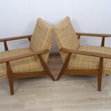 Paire de fauteuils design scandinave