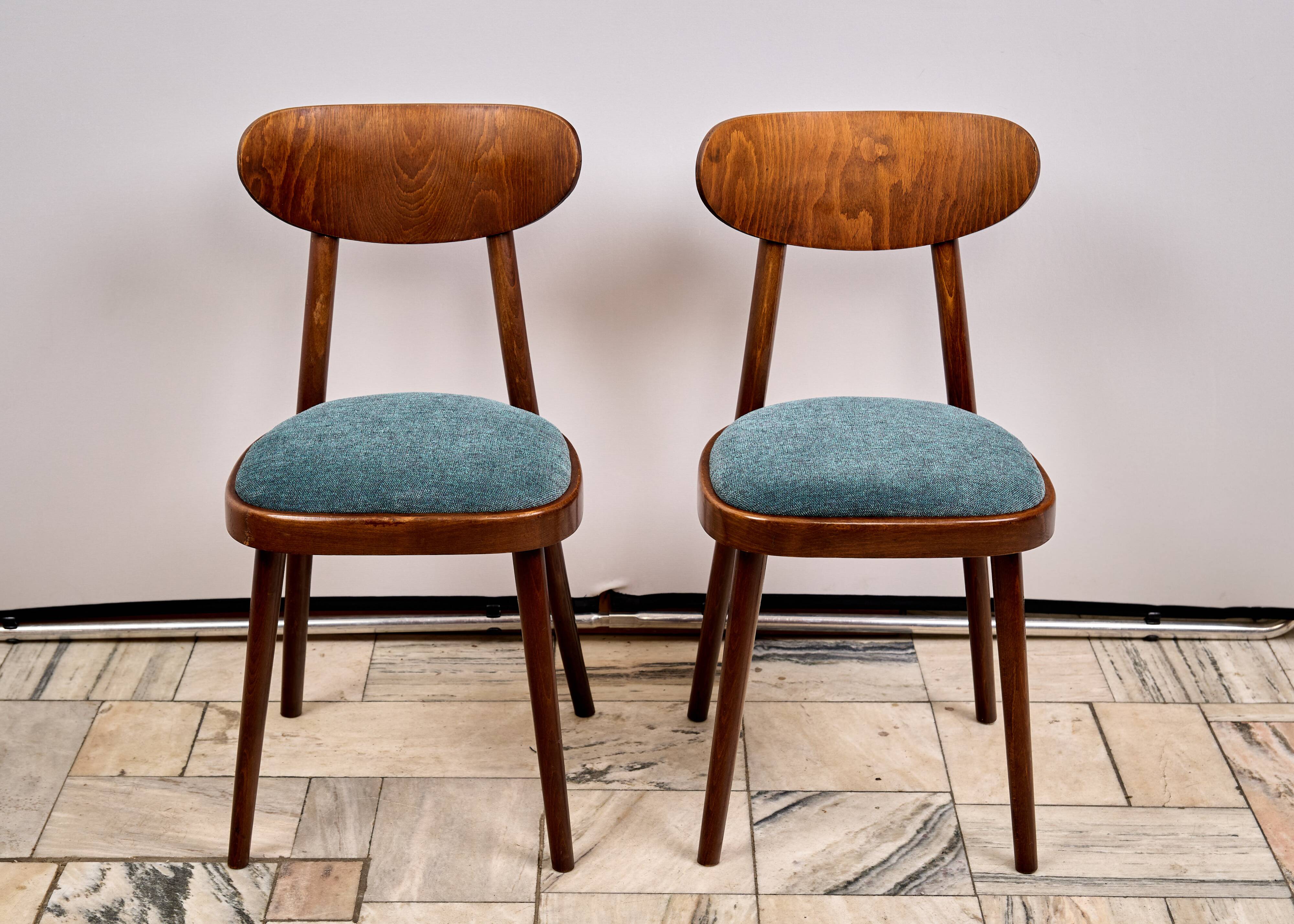 Set of 4 Dining Chairs, TON, 1960s, Czechoslovakia