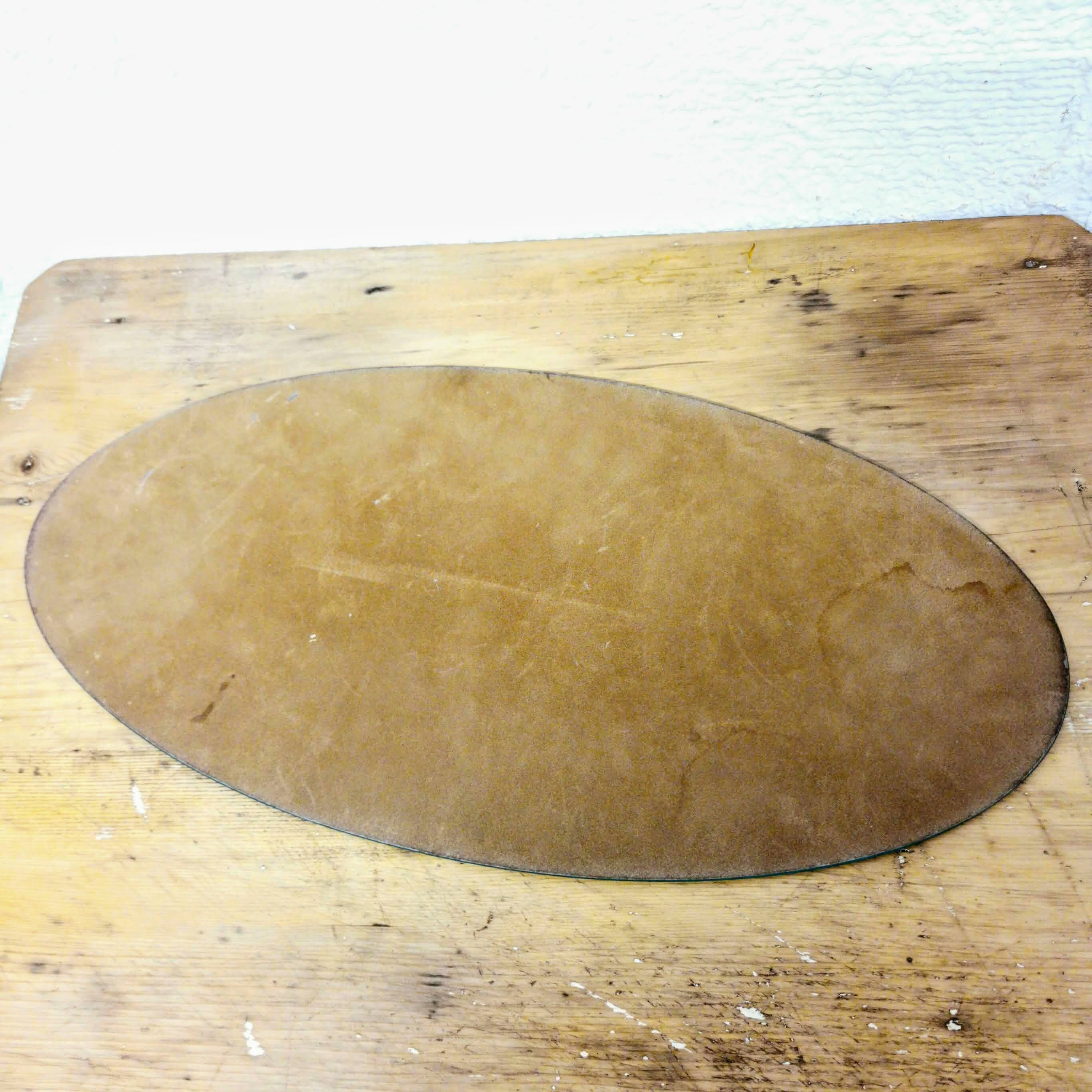 Beveled mirror to place 50x25cm