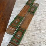 Guinguette table and its 2 benches