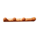 Vintage wood coat rack bamboo pattern