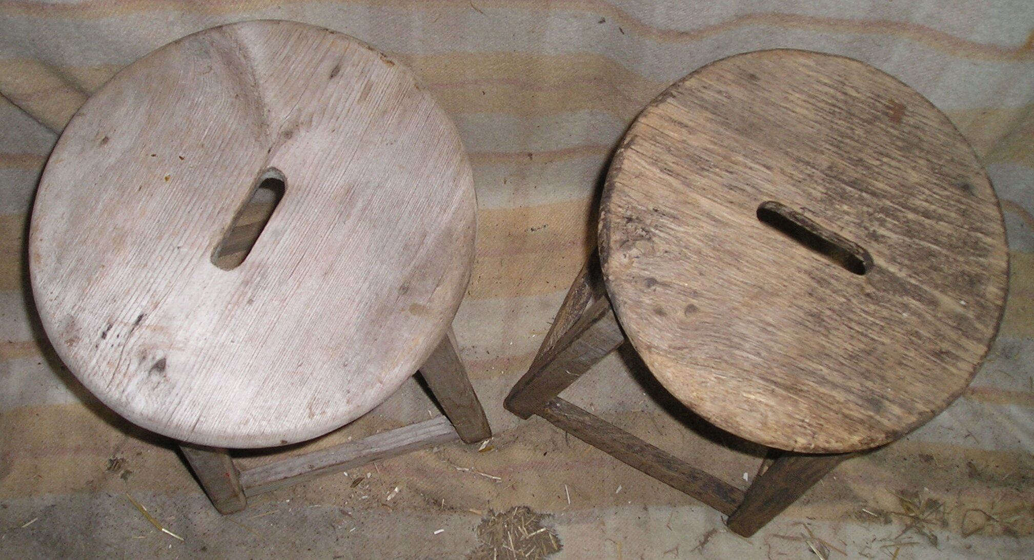 Old pair of stools