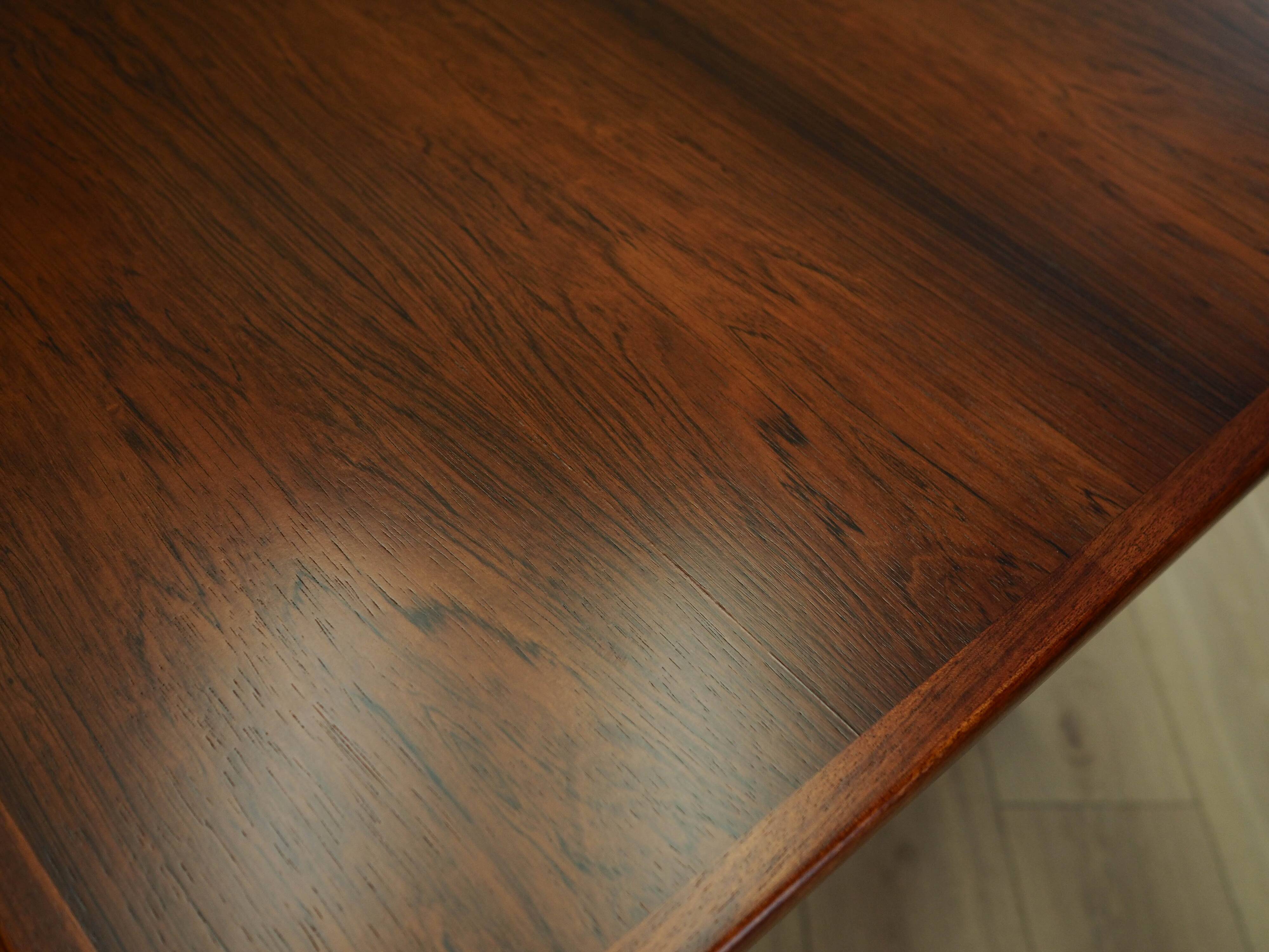 Rosewood table, Danish design, 1970s, manufacturer: Omann Jun, designer: Gu