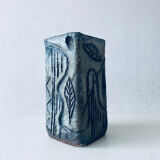 Square vase abstract decor