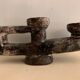 Brutalist ceramic candle holder