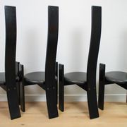 Set of 4 dining chairs model 'Golem' designed by Vico Magistretti for Poggi